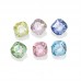 DZ 3010 10x10 mm  square shape crystal fancy stone 